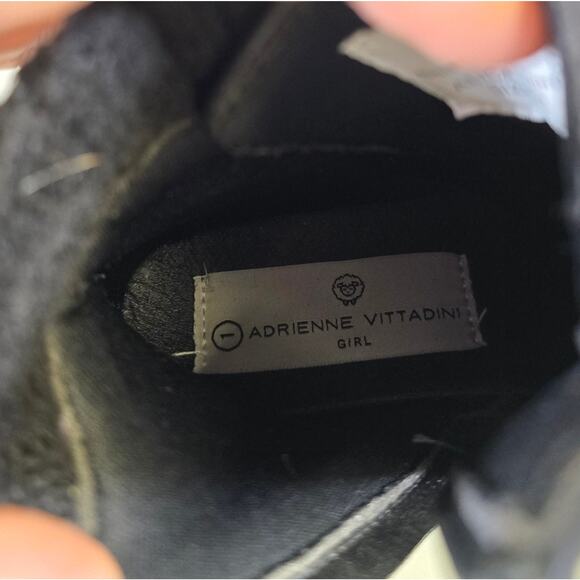 Adrienne Vittadini Alica Black High Top Boots size 1 - Picture 6 of 9